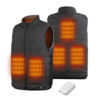 USB Rechargeable Electrical Heating vest Jacket Winter Men jacket Sleeveless Puffer Cotton Jacket Quilted vest