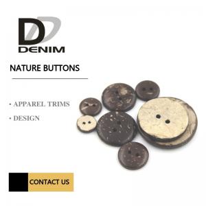 Quality Natural Buttons | 2/4 Hole | Coconut Shirt Buttons for sale