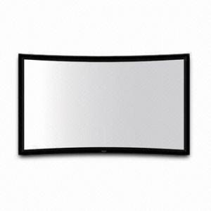 Quality Projection Screen with Flexible Fabric and Velvet Wrapped Aluminum-alloy Frame for sale