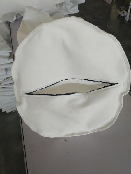 Buy Customized Zipper White Polyester Liquid Filter Bag For Water Treatment at wholesale prices