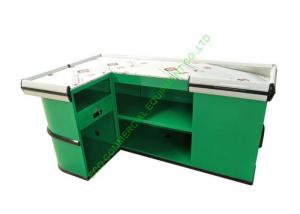 Quality Non Electric Stainless Steel Checkstand Desk / Retail Cash Register Counters for sale