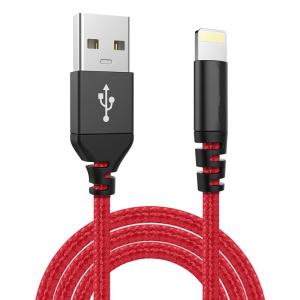 Quality Metal Nylon Fast Charging Lightning Cable Foil Shielding For Smartphones for sale