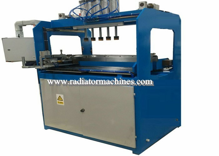 Quality Manual Type Radiator Plastic Tank Crimping / Clinching Machine Pneumatic Force for sale