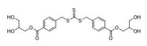 China Bis[4-(2,3-dihydroxypropoxycarbonyl)benzyl] Trithiocarbonate CAS No. 1637222-92-4 C23H26O8S3 95% on sale