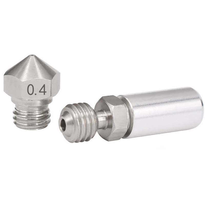 Quality Stainless Steel MK10 All Metal Hotend Upgrade Kit 1.75mm 0.4mm Nozzle for sale