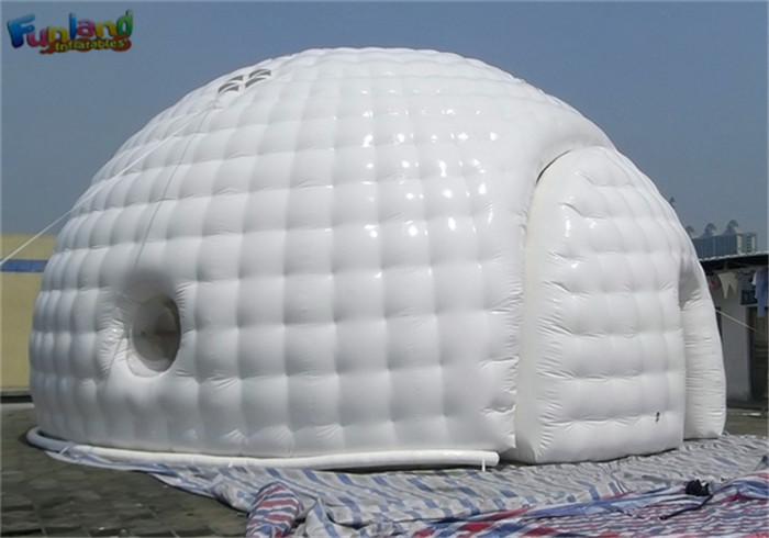 Quality White Sealed 0.9mm PVC Inflatable Bubble Camping Tent for sale