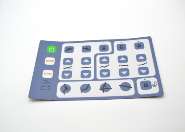Buy Custom Tactile Embossed Button Membrane Switch Panel 180mmx110mm Size at wholesale prices