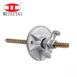 Quality Electro Glavanized Construction Formwork Accessories Scaffolding Tie Rod And Nut for sale