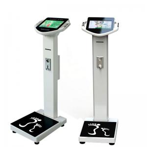 China Accurate Electronic Height And Weight Machine 10.1 Inch  Measuring Fat  Muscle For Adults on sale