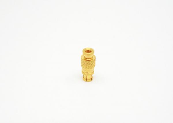 Buy Brass Female Straight SMPM RF Connector DC - 50GHz Frequency Range SSMP-KB1 at wholesale prices