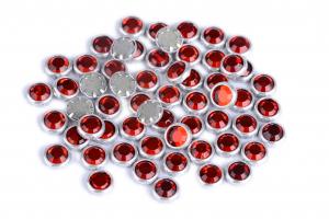 Quality Flatback Loose Rimmed Rhinestones High Color Accuracy With Shinning Facets for sale
