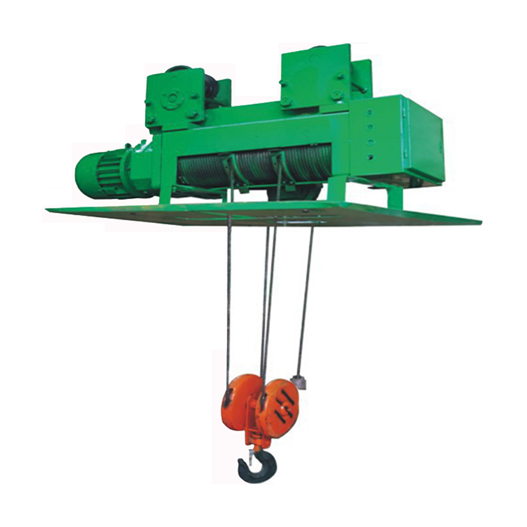 Quality 1-20 Ton Electric Wire Rope Hoist , Electric Lifting Hoist Large Lifting Capacity for sale