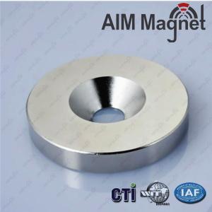 Quality D25mm counter-sunk Ndfeb Magnets for sale