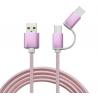 Buy cheap Factory price 2 in 1 usb cable type-c and micro usb cable for android from wholesalers