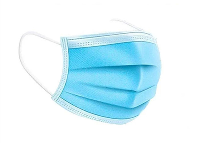 Quality Non Woven Fabric Surgical Disposable Mask With Adjustable Nose Piece for sale