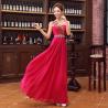 Buy cheap Fuchsia/Red Fashion One-shoulder Chiffon Long Women Formal Evening Dress 2014 from wholesalers