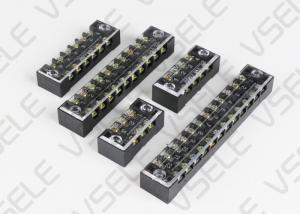 Quality Barrier Type Terminal Block With Cover Screws / Dual Row Terminal Block for sale