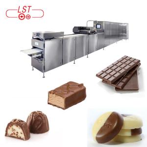 Quality PLC Controlled Chocolate Production Line For Chocolate Bar With Servo System for sale