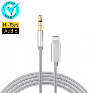 Quality 1 Meter 3.3FT Aux Cable Car Stereo Aux Cable Audio 3.5MM FOR IPHONE for sale