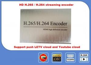 Quality H.265 / 264 HDMI HD Video Encoder Three Streaming Output And Cloud Push for sale