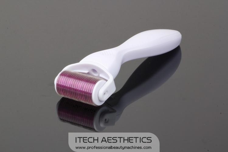 Home Use Microneedle Derma Roller 1200 Needles For Scars / Stretch Marks Removal
