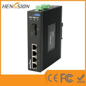 4 Megabit Ethernet / 1 Megabit FX 5 Port Network Switch Din Rail