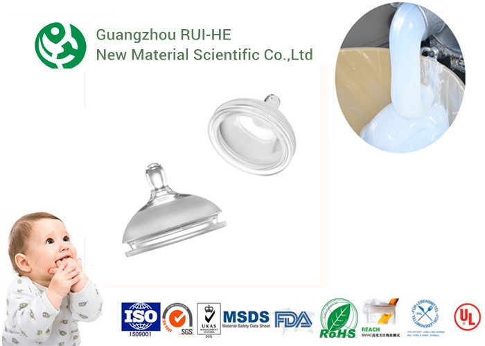 Quality ISO Nipple Liquid Silicone Rubber Food Grade RH5350 - 70 High Transparency for Baby Supplies for sale