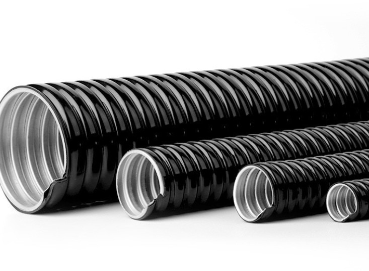 Buy 4 Inch PVC Coated Flexible Electrical Conduit Pipe Customizable Printing at wholesale prices
