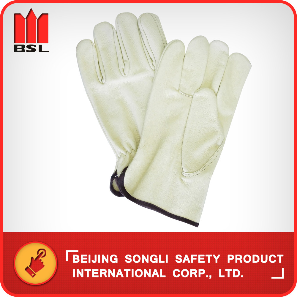 SLG-PA503KT  Pig grain leather working safety gloves