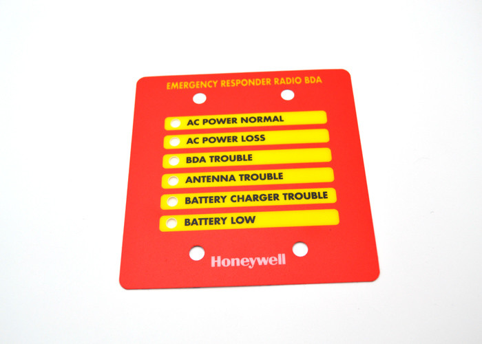 Buy Flat Button Membrane Switch Panel With Matte Surface Overlay 112mmx112mm at wholesale prices