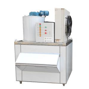 Quality 1Ton / 24hrs Fresh Water 3P Commercial Flake Ice Machine for sale