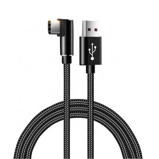 Quality 90 Degree AAA Type C USB Cables PVC PC For Game Phone Charging for sale