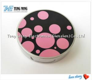 Quality Promotional Pocket Makeup Mirror Cosmetic Compact Mirror With Music for sale