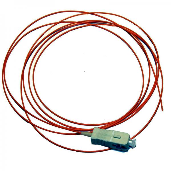 Buy 0.9mm Fiber Optic Pigtails / Sm Lc Pigtail OS2 9 125um Low Insertion Loss at wholesale prices