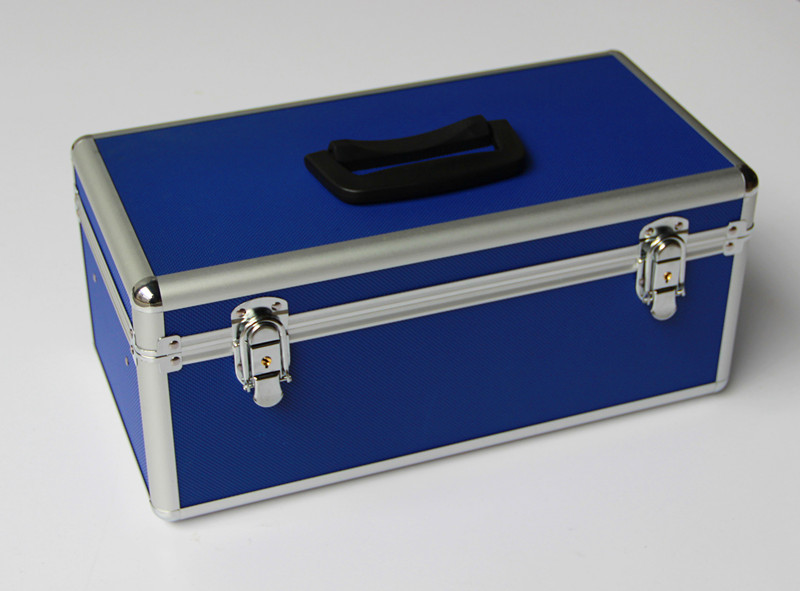 Quality Blue Aluminum First Aid Box Portable Doctor Case For Carry Medicine And Medicine Tools for sale