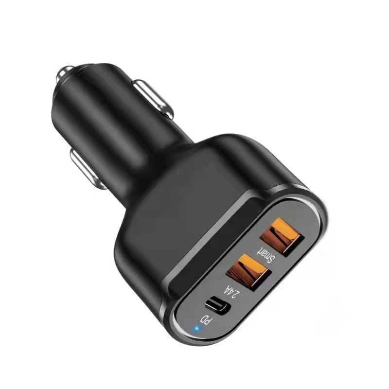 Quality PD USB Car Charger Adapter 30W 8 Pin Car Charger 12V 1.5A For Mobile Phone for sale