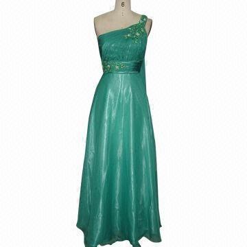 Quality One Shoulder Chiffon Beaded Formal Long Dress, Europe Hot-sale Style for sale