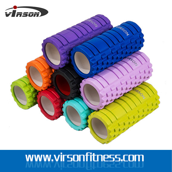 Quality Ningbo Virson yoga hollow roller.ABS tube hollow foam roller,eva foam yoga roller for sale