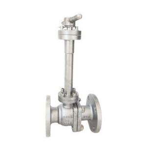 China Flanged Type Cryogenic Ball Valve Stainless Steel Light Weight DN25 - DN200 on sale