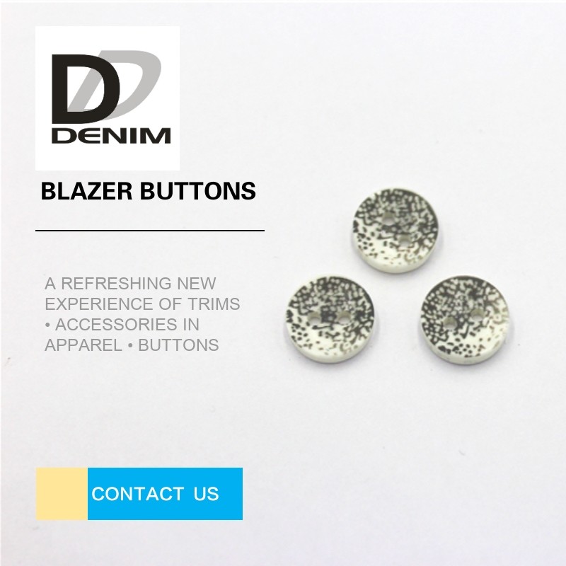 Quality Decorative Gray Novelty ing Buttons , Two Hole Button 20L 24L 26L 28L for sale