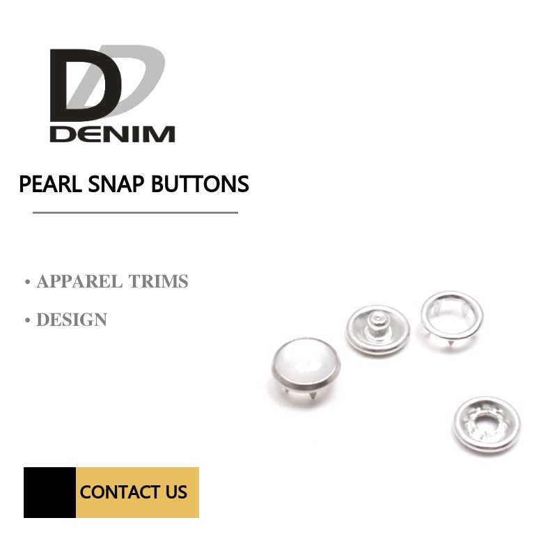 Quality Denim Shirt & Coat 5 Claw Classic Prong Pearl Snap Buttons for sale