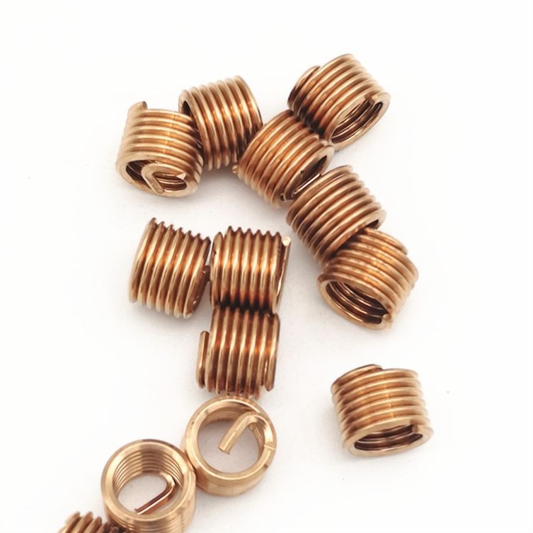 Quality OEM 1d To 3d Brass Thread Inserts High Tensile Strength M2.5 Helicoil for sale