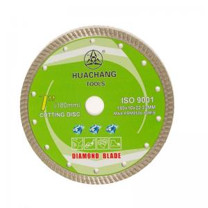 Quality Cold Press 6inch '180×1.6/2.6×10×22.23mm Turbo Diamond Blade For General Purpose , Ceramic , Marble And Concrete for sale