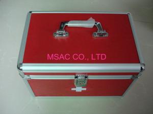 Quality Doctor Metal First Aid Box Multi - Purpose , Light Weight Aluminum Medical Case for sale