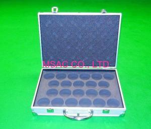 Quality Professional Aluminum Cue Case / Aluminium Snooker Cue Cases With Lock for sale