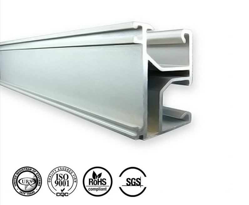 Quality Durable Solar PV Support Rail Aluminum Solar Panel Frame for sale