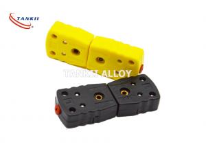 Quality Nylon Resin Miniature Thermocouple K Type Connector 16A Yellow Color for sale