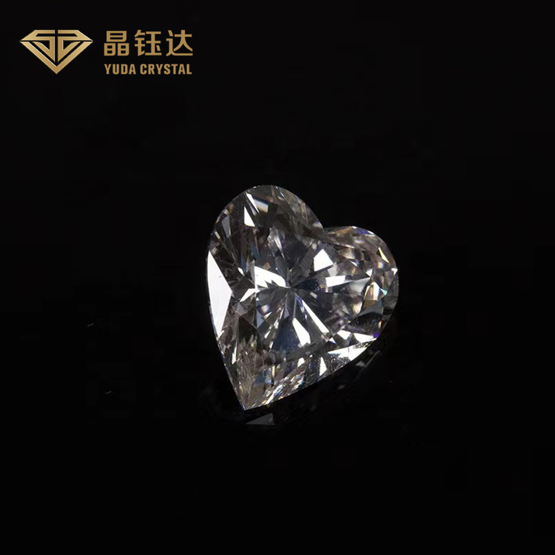 Quality Customized Heart Shape White VS Real Lab Grown Diamond Polished For Lover Gifts for sale