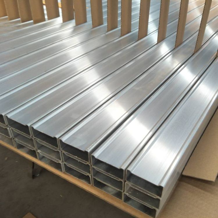 Quality Extruded Hollow Aluminium Rectangular Tube For Ladders for sale