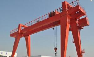 Quality 4 Wheels 150T Double Girder Goliath Crane With Trolley for sale
